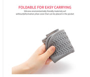 Waterproof Shoe Cover Silicone Material Unisex Shoes Protector Rain Boots for Indoor Outdoor Rainy Days Reusable