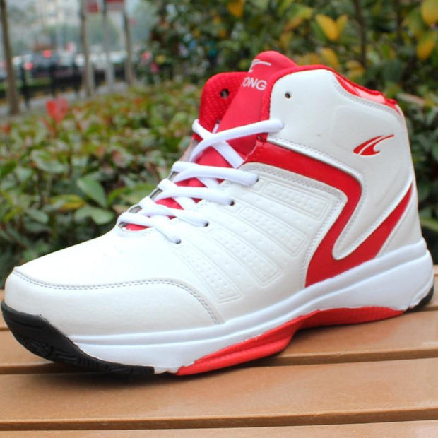 High Top Men's Basketball Sneakers Breathable Athletic Shoes Outdoor Sneakers - Ernadi