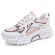 New Sneakers Women Breathable Mesh Casual Shoes Female Fashion Sneaker Lace Up High Leisure Women Vulcanize Shoe Platform - Ernadi