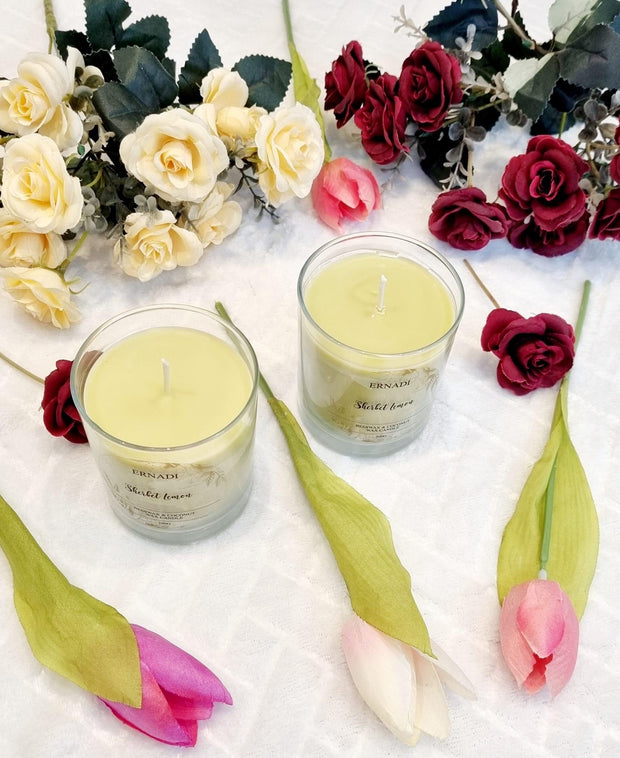 Sherbet Lemon Scented Candle - 200g