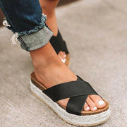 Leopard Sandals Summer Women Slippers Open Toe Casual Shoes Ladies Outdoor Beach Flip Flops Female Slides - Ernadi