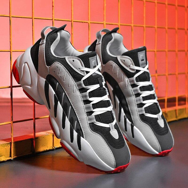 Winter men shoes sneakers men Sports Walking Shoes Print Tennis shoes Non-Leather Casual Shoes - Ernadi