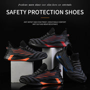 Unisex Safety Shoes Women Steel Toe Shoes Men Work Sneakers Safety Shoes Men Lightweight Work Boots Indestructible Work Shoes - Ernadi