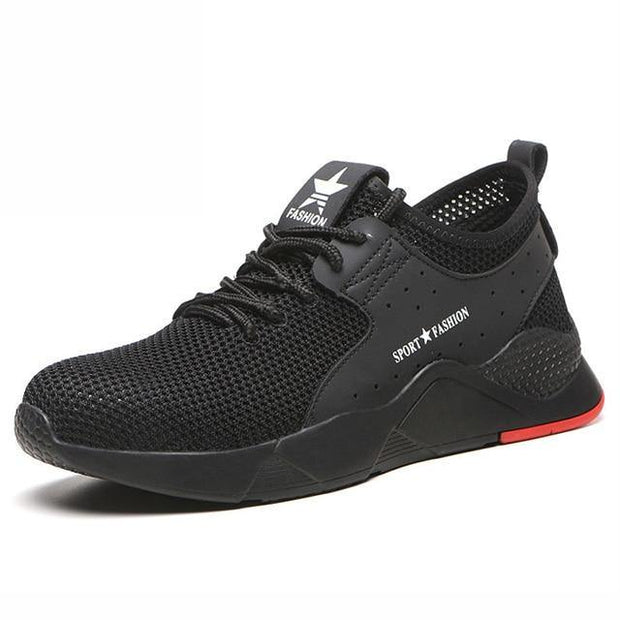 Men Boots Steel Toe Work Safety Boot Anti smashing Puncture Safety Shoes For Casual Sneaker Men Shoes Army Boots Work Shoes - Ernadi