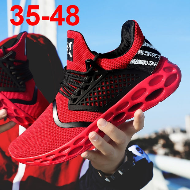 Men Flyknit Sneakers Men Casual Shoes Man Trainers Walking Shoes Male Outdoor Footwear