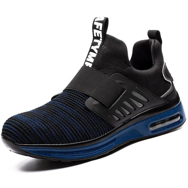 Men Work Shoes Safety Boots Reflective Boots Indestructible Sneakers Work Safety Shoes - Ernadi