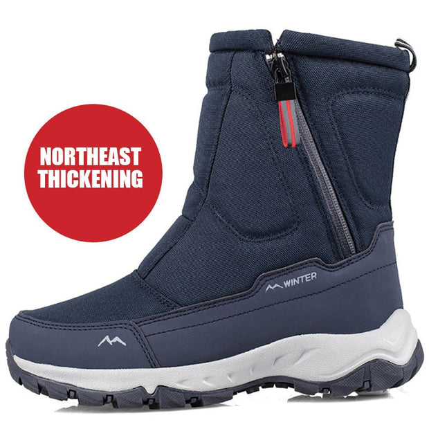 Winter Thick Snow Boots Outdoor Casual Short Boots Cold Resistance Men Cotton Shoes