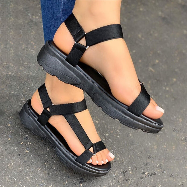 Multi Colors Casual Shoes Woman Flat Comfortable Sandals Female Light Sandals