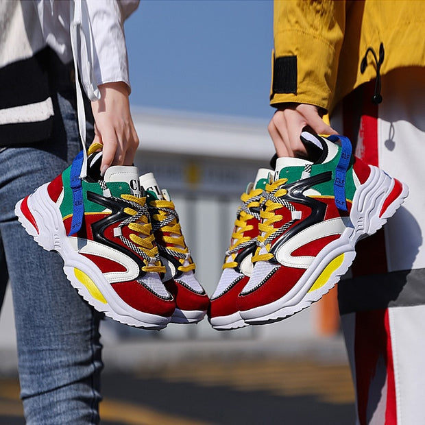 Sports Shoes Height Increasing Couple Shoes Summer Breathable Unisex Footwear Running Shoes