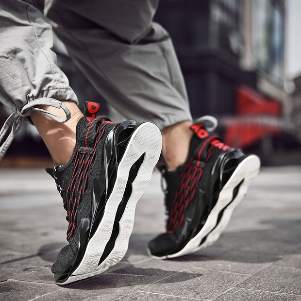 New Outdoor Men Free Running for Men Jogging Walking Sports Shoes High-quality Lace-up Athietic Breathable Blade Sneakers