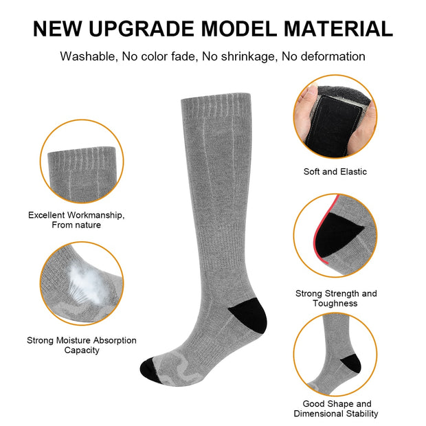 Heating Sock Three Modes Water Resistant Electric Warm Sock Set
