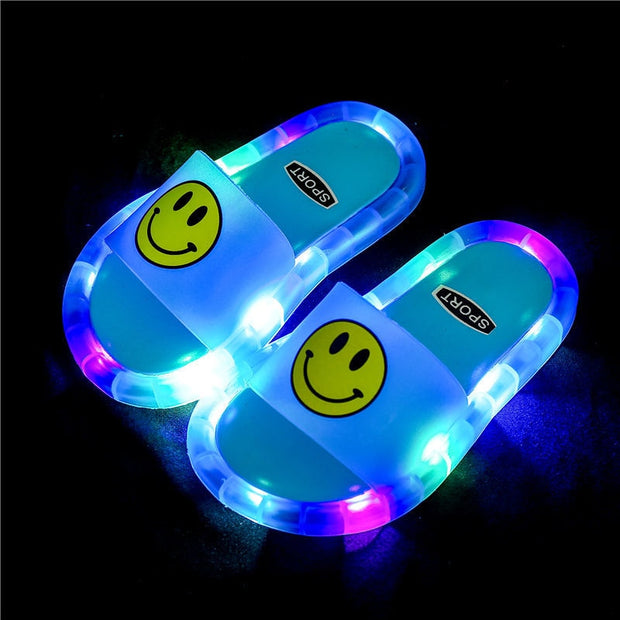 Light Up Slippers Children LED Slippers Baby Bathroom Sandals Kids Shoes for Girl  Boys Flip Flops  Toddler
