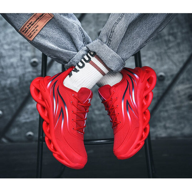 Spring Lightweight Thick sole hip hop Sneakers Men Shoes Casual Breathable Comfortable Male Walking Footwear street