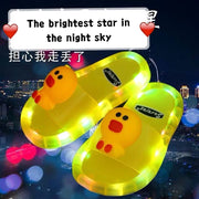 Light Up Slippers Children LED Slippers Baby Bathroom Sandals Kids Shoes for Girl  Boys Flip Flops  Toddler