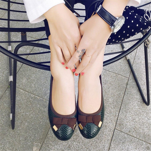 Casual women flats bowknot Shoes - Ernadi
