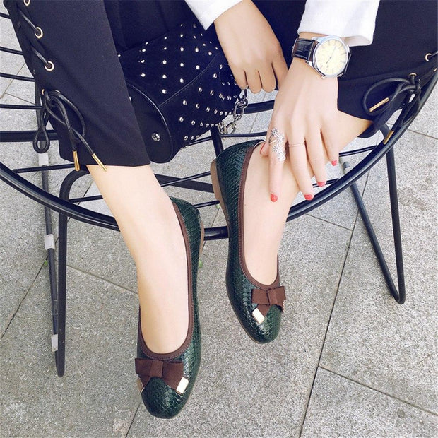 Casual women flats bowknot Shoes - Ernadi