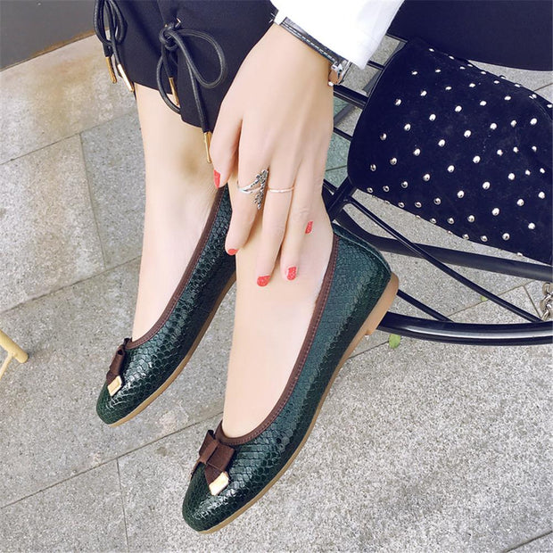 Casual women flats bowknot Shoes - Ernadi