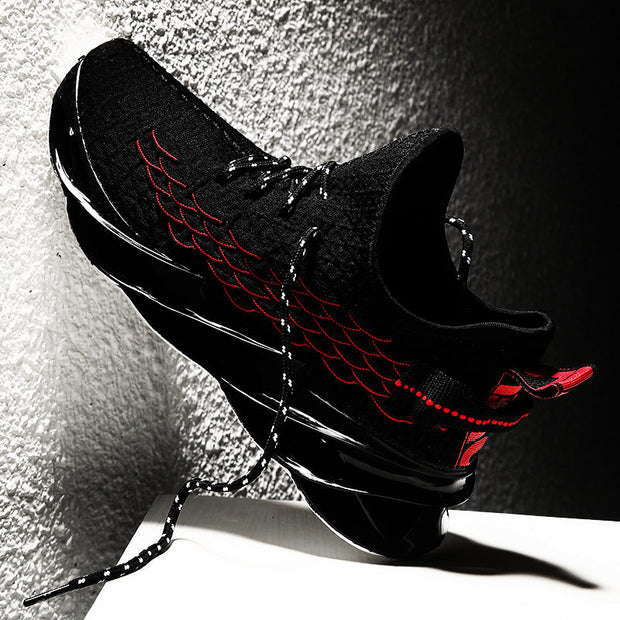 New Outdoor Men Free Running for Men Jogging Walking Sports Shoes High-quality Lace-up Athietic Breathable Blade Sneakers