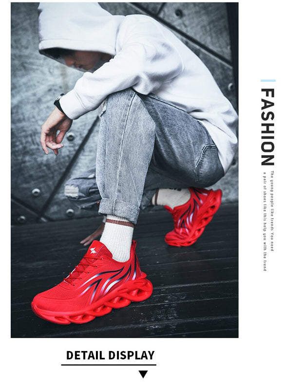 Spring Lightweight Thick sole hip hop Sneakers Men Shoes Casual Breathable Comfortable Male Walking Footwear street