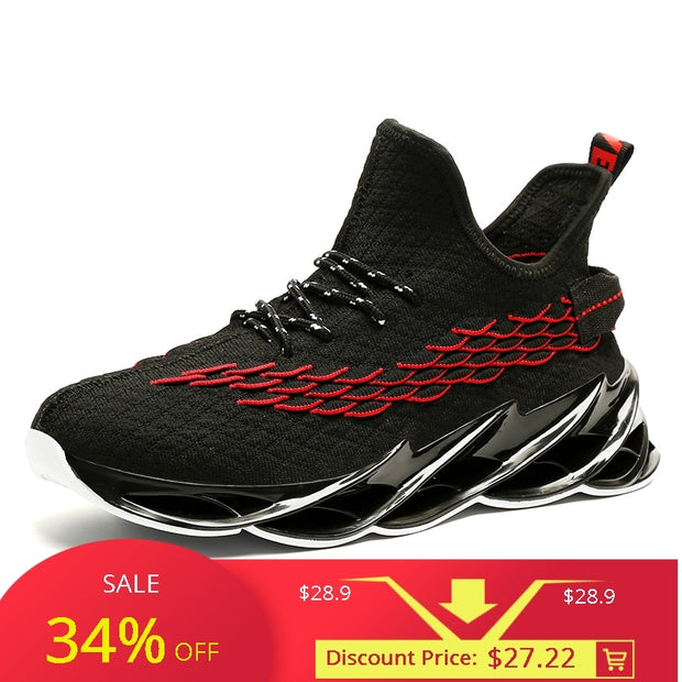 New Outdoor Men Free Running for Men Jogging Walking Sports Shoes High-quality Lace-up Athietic Breathable Blade Sneakers