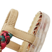 Summer Sandals Women T-strap Flip Flops Thong Sandals Elastic Band Ladies Gladiator Sandal - Ernadi