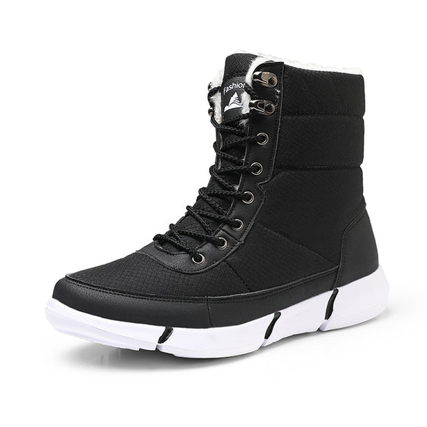 Waterproof Snow Boots With Fur Plush Warm Unisex Boot - Ernadi
