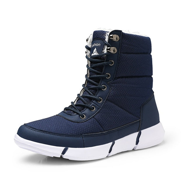 Waterproof Snow Boots With Fur Plush Warm Unisex Boot - Ernadi