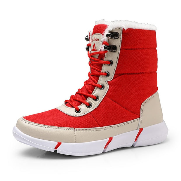 Waterproof Snow Boots With Fur Plush Warm Unisex Boot - Ernadi