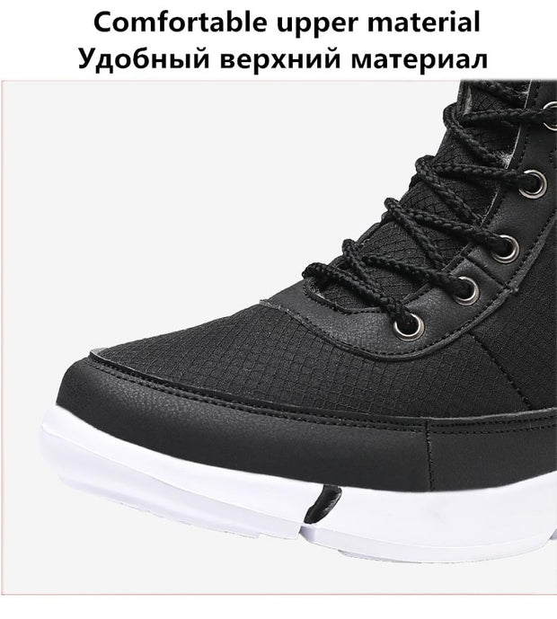 Waterproof Snow Boots With Fur Plush Warm Unisex Boot - Ernadi