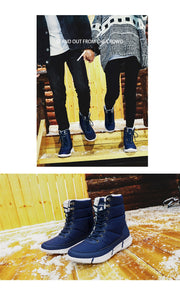 Waterproof Snow Boots With Fur Plush Warm Unisex Boot - Ernadi