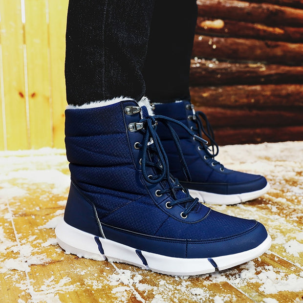 Waterproof Snow Boots With Fur Plush Warm Unisex Boot - Ernadi