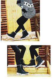 Waterproof Snow Boots With Fur Plush Warm Unisex Boot - Ernadi