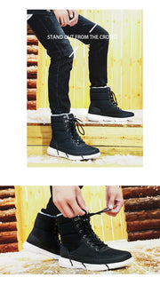 Waterproof Snow Boots With Fur Plush Warm Unisex Boot - Ernadi