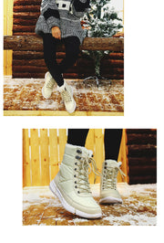 Waterproof Snow Boots With Fur Plush Warm Unisex Boot - Ernadi
