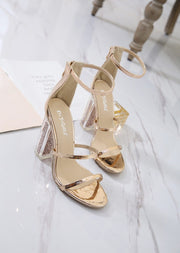 Crystal Transparent Sequin Sandals - Ernadi