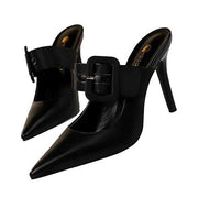 Leather Slip On Sandals - Ernadi