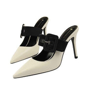 Leather Slip On Sandals - Ernadi