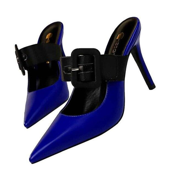 Leather Slip On Sandals - Ernadi