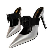 Leather Slip On Sandals - Ernadi
