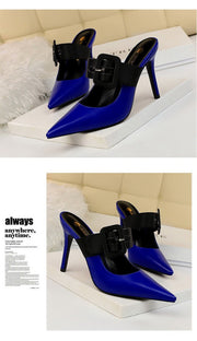 Leather Slip On Sandals - Ernadi