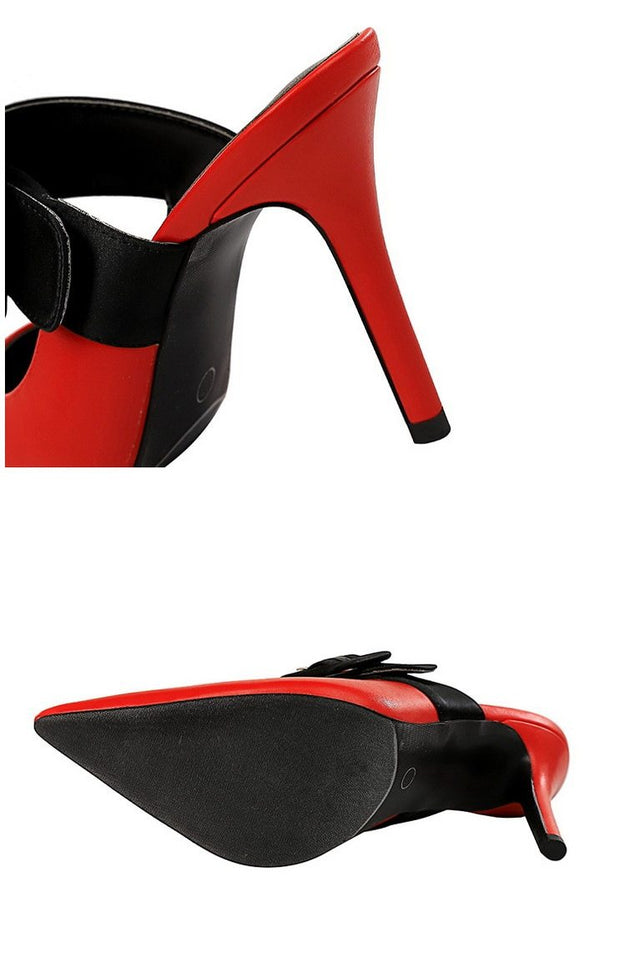 Leather Slip On Sandals - Ernadi