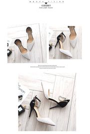 Summer Women Shoes Pointed Toe Pumps Cotton Fabric 9CM Thin High Heels Dress Casual Basic Wedding Shoes Black gold - Ernadi