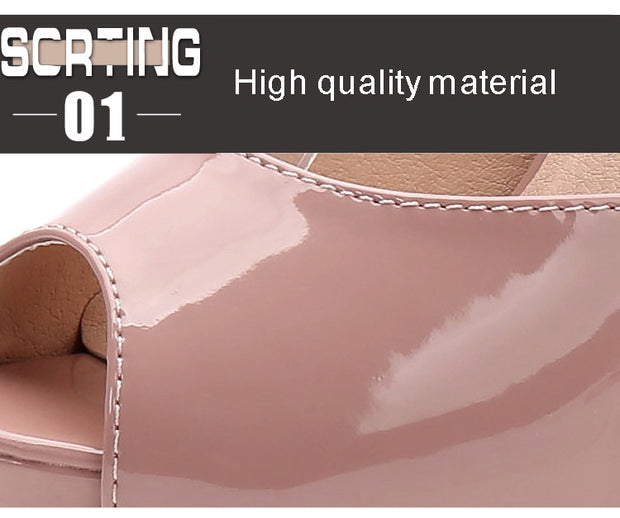 Peep Toe High heels Pumps Women Shoes heels sandals wedding shoes - Ernadi