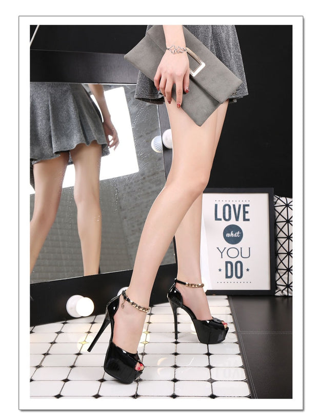 Peep Toe High heels Pumps Women Shoes heels sandals wedding shoes - Ernadi