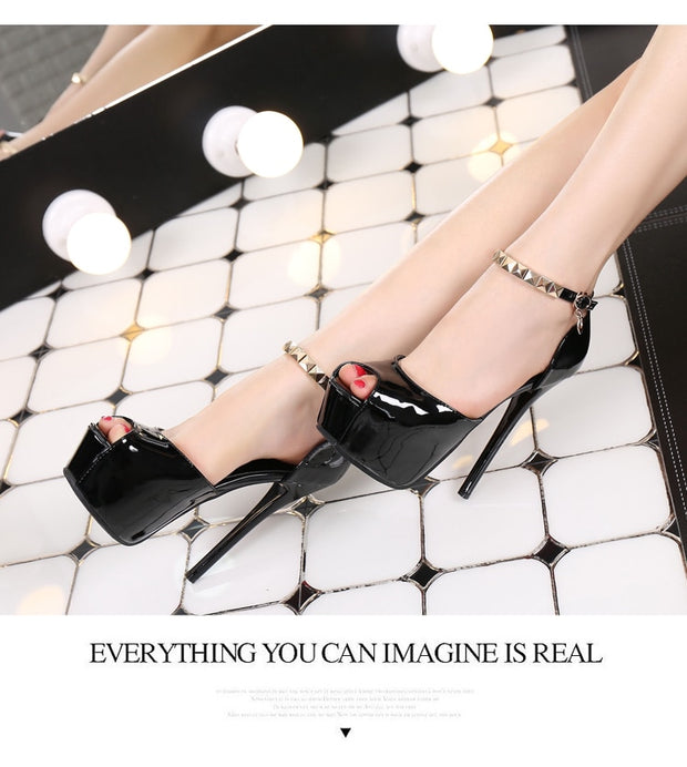 Peep Toe High heels Pumps Women Shoes heels sandals wedding shoes - Ernadi