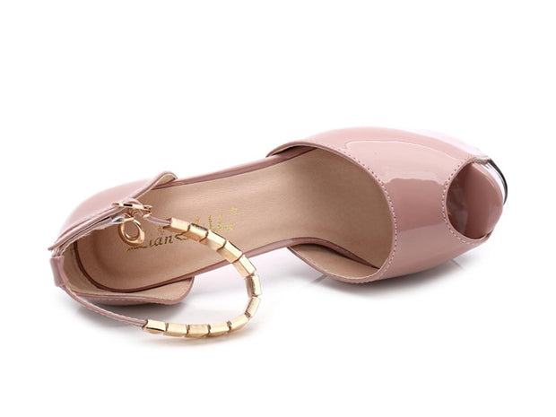Peep Toe High heels Pumps Women Shoes heels sandals wedding shoes - Ernadi