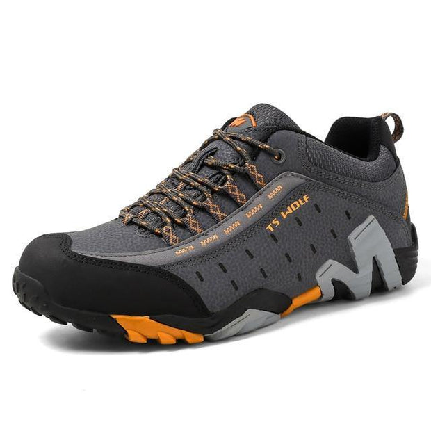 Outdoor Trekking Shoes Men Waterproof Hiking Shoes Mountain Boots Genuine Leather Woodland Hunting Tactical Shoes - Ernadi