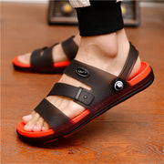 Male Fashion High Quality Plus Size Home & Beach Sandals Men Casual Durable Anti Skid Peep Toe Summer Sandals Sandalias A5756