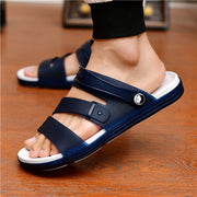 Male Fashion High Quality Plus Size Home & Beach Sandals Men Casual Durable Anti Skid Peep Toe Summer Sandals Sandalias A5756