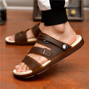 Male Fashion High Quality Plus Size Home & Beach Sandals Men Casual Durable Anti Skid Peep Toe Summer Sandals Sandalias A5756